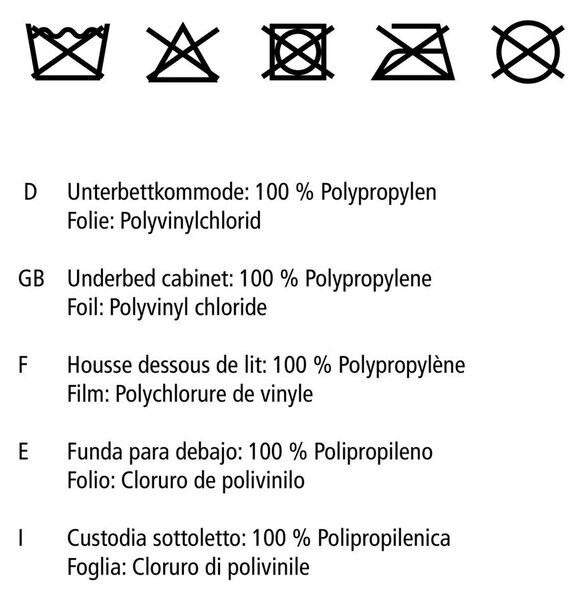 Textil ágy alatti tárolódoboz – Wenko