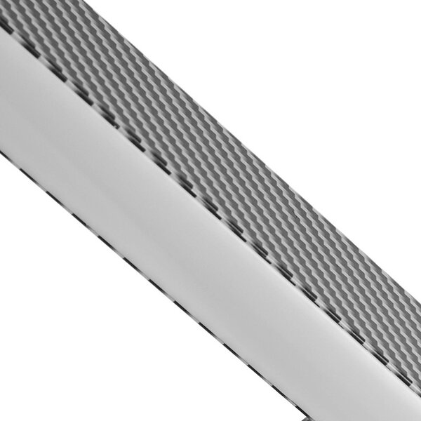Lucande LED mennyezeti lámpa Yvor, 100 cm, fekete, alumínium, Fekete, Nappali / Étkező, Alumínium, Modern