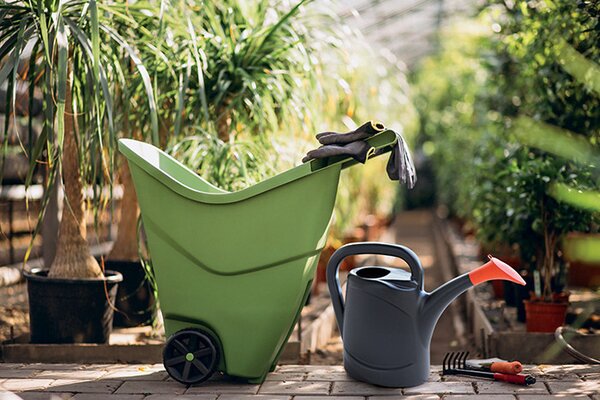 Agri Műanyag Öntözőkanna Fekete 7,5L Ergonomikus, 10db-os csomag