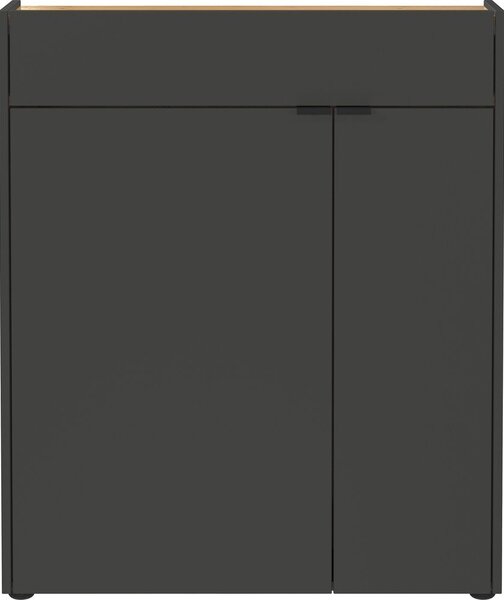 Antracitszürke szekrény 82x102x22 cm Ameca – Germania
