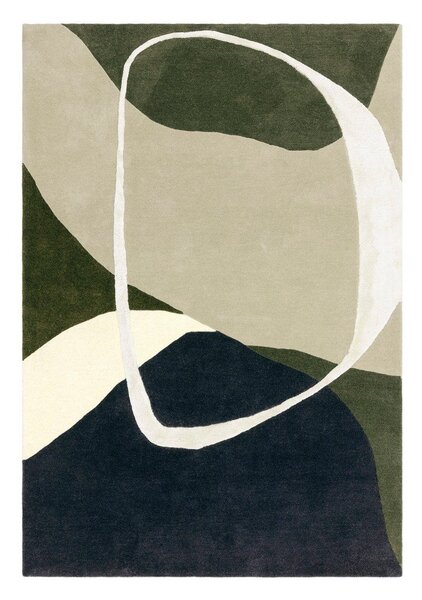 Zöld kézi szövésű gyapjú szőnyeg 200x300 cm Matrix – Asiatic Carpets