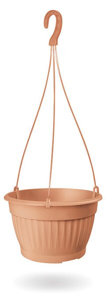 Terra Függő Virágtartó Terrakotta 23 cm, 10db-os csomag