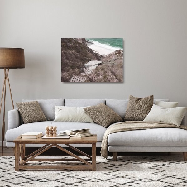 Üveg kép - Utazás a Smaragd-tengerhez (70x50 cm)