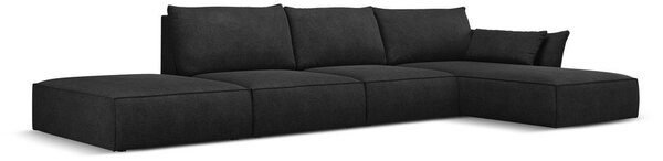 Sötétszürke sarokkanapé (jobb oldali) Vanda – Mazzini Sofas