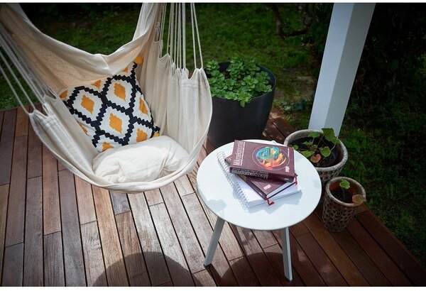Krémszínű párnázott kerti függőfotel Tobago – Garden Pleasure