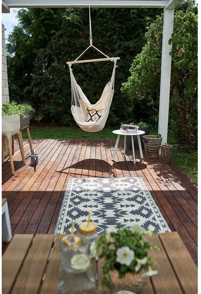 Krémszínű párnázott kerti függőfotel Tobago – Garden Pleasure