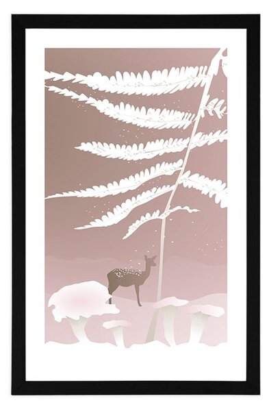Poszter paszportuval mesebeli élet az erdőben