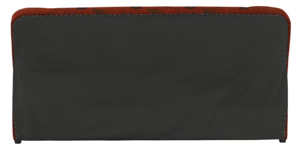Kanapé, kinyitható rakodótérrel, szövet tégla / minta, ASIA NEW