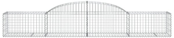 Íves horganyzott vas gabion kosár 300 x 50 x 40/60 cm