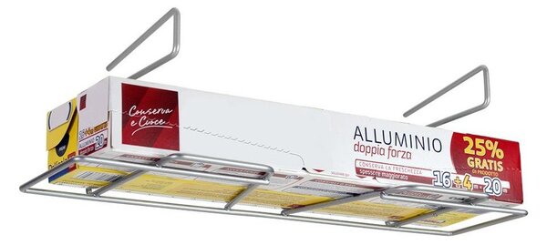 Roll polcra függeszthető tartó - Metaltex