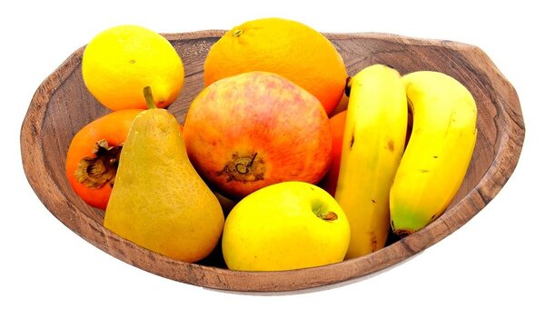 Natúr színű fa tál Mango – Orion