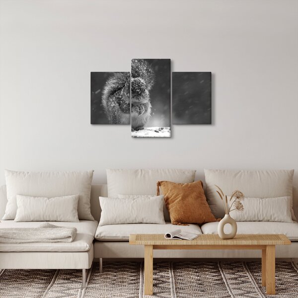 Kép - Mókus télen (90x60 cm)