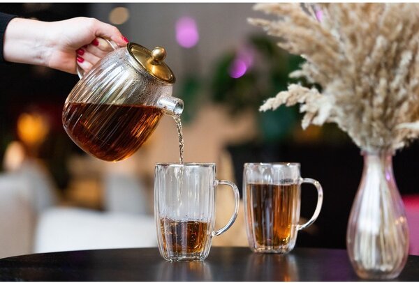 Teáskanna szűrővel 1 l Tulip – Vialli Design