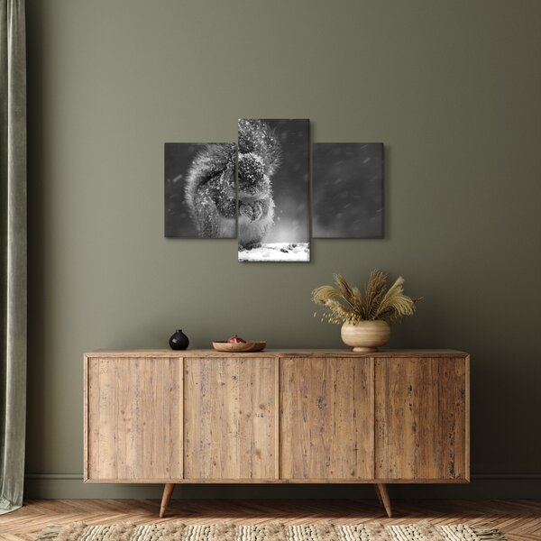 Kép - Mókus télen (90x60 cm)