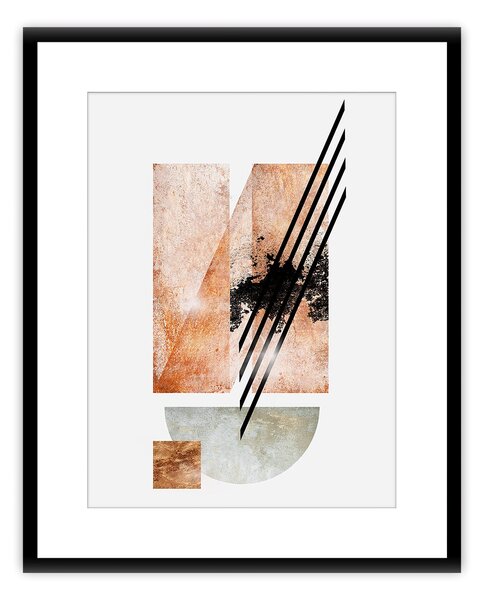 Abstract II 40x50cm réz kép