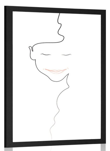 Poszter minimalista női arc