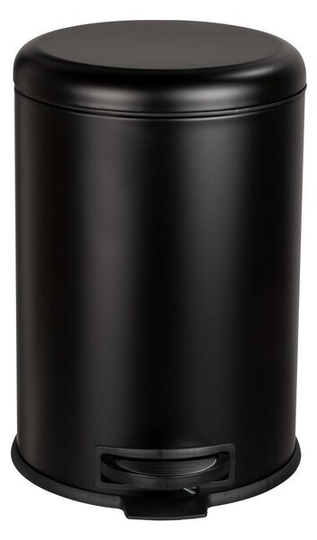 Leman Easy Close fekete szemetes, 12 l - Wenko