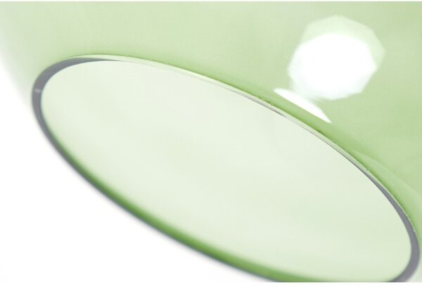 Zöld mennyezeti lámpa üveg búrával ø 30 cm Mayson – Light & Living