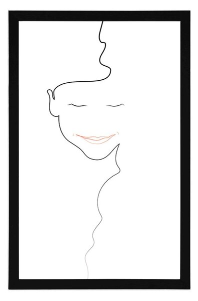 Poszter minimalista női arc
