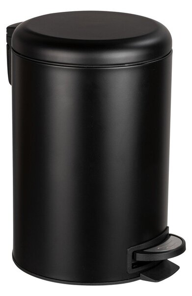 Leman Easy Close fekete szemetes, 12 l - Wenko