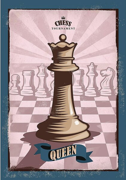 Vintage Chess II vászonkép
