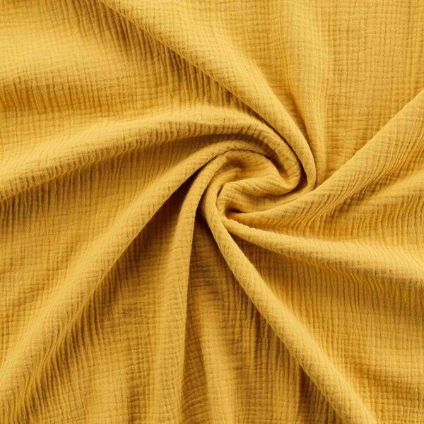 Sárga kétszemélyes-hosszabbított muszlin ágyneműhuzat 220x240 cm Angelia – douceur d'intérieur
