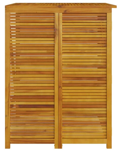 VidaXL tömör akácfa kukatároló fészer 70 x 89 x 117 cm