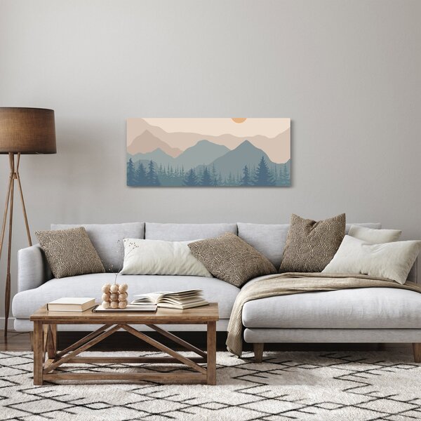 Kép - Türkiz hegység N⁰1 (120x50 cm)