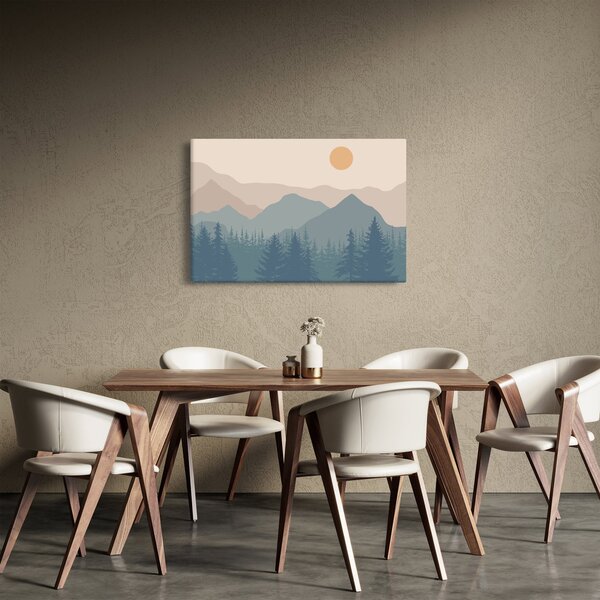 Kép - Türkiz hegység N⁰1 (90x60 cm)