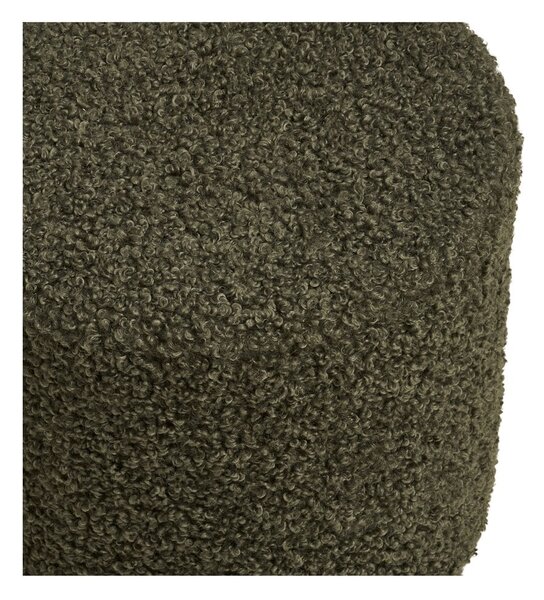 Zöld buklé puff Ejby – House Nordic