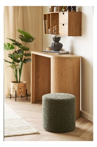 Zöld buklé puff Ejby – House Nordic