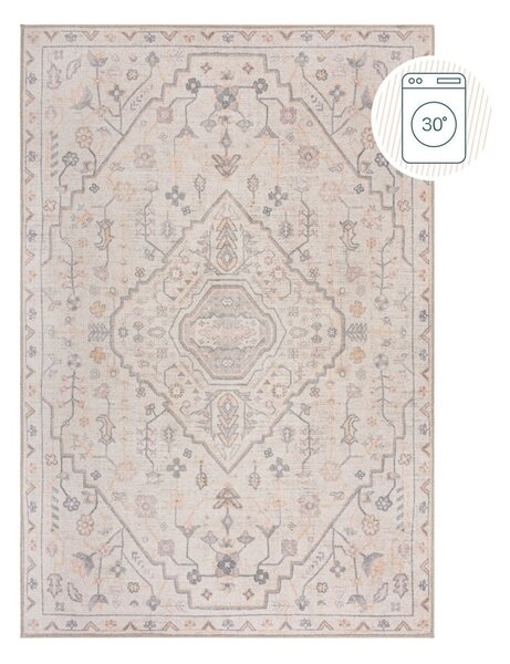 Krémszínű mosható szőnyeg 152x230 cm Teo Traditional – Flair Rugs