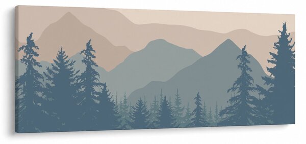 Kép - Türkiz hegység N⁰2 (120x50 cm)