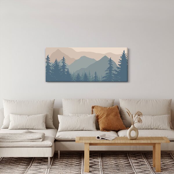 Kép - Türkiz hegység N⁰2 (120x50 cm)