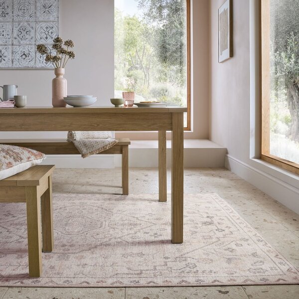 Krémszínű mosható szőnyeg 152x230 cm Teo Traditional – Flair Rugs