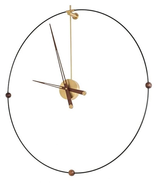King Home Modern Ring 83 Art Deco Fali Óra Fekete-Arany