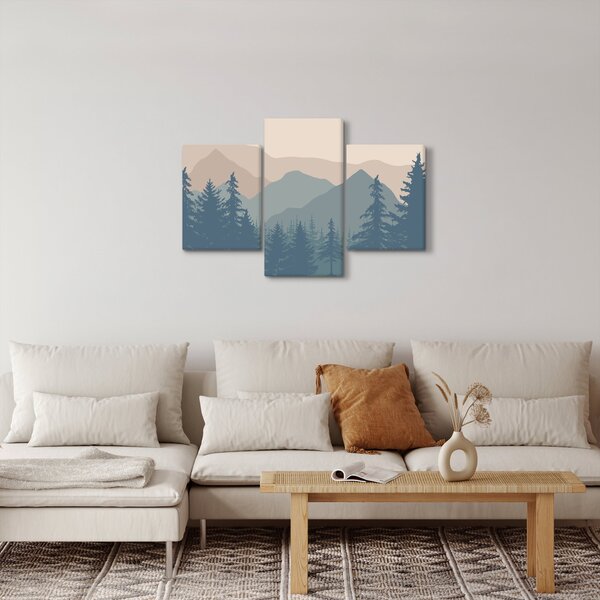 Kép - Türkiz hegység N⁰2 (90x60 cm)