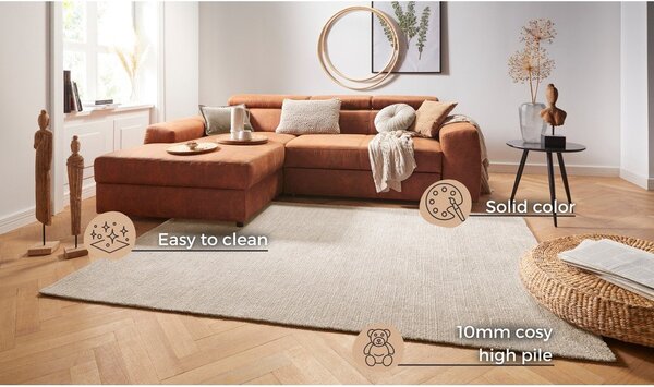 Supersoft bézs szőnyeg, 120 x 170 cm - Mint Rugs