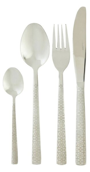 Fehér rozsdamentes acél evőeszköz készlet 24 db-os Avie – Premier Housewares