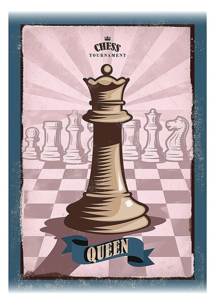 Vintage Chess II vászonkép