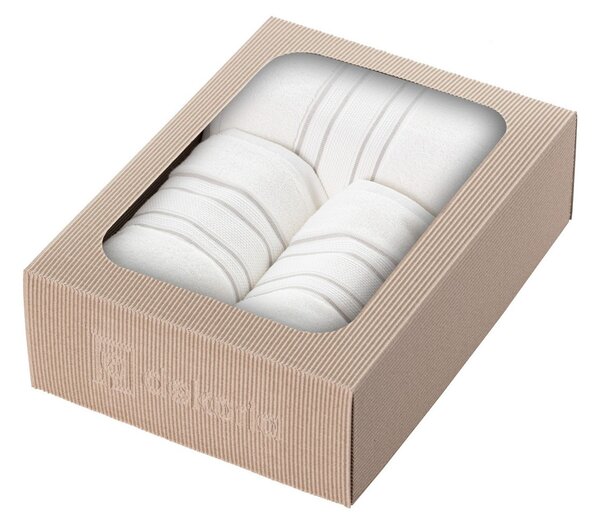 Gunnar törölköző szett 3db creamy white grey