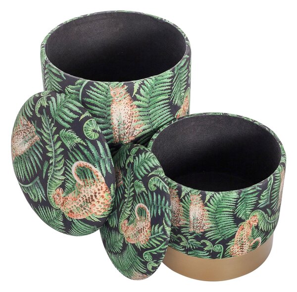 Wild Cat arany puff szett - 2 db