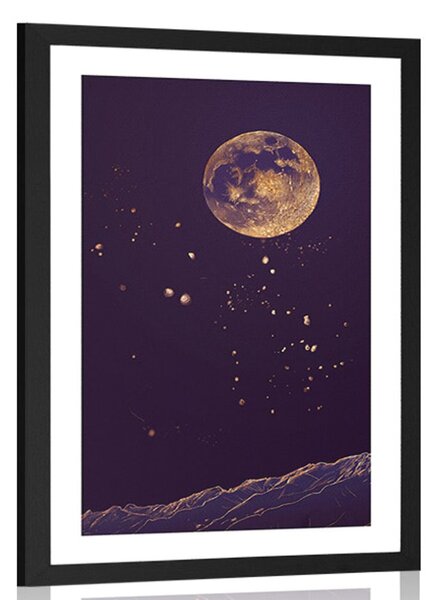 Poszter paszportuval varázslatos bolygó