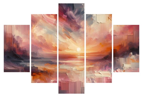 Kép - Festett alkonyat (150x105 cm)