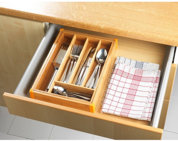 Tray bambusz evőeszköz rendszerező - Maximex