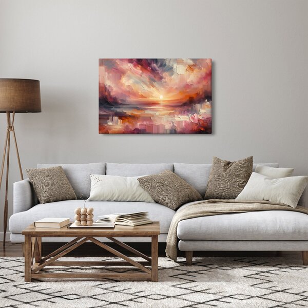 Kép - Festett alkonyat (90x60 cm)
