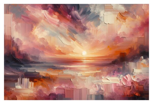 Kép - Festett alkonyat (90x60 cm)
