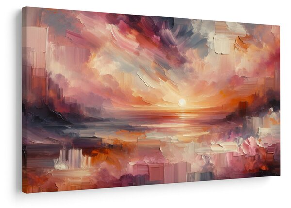 Kép - Festett alkonyat (90x60 cm)