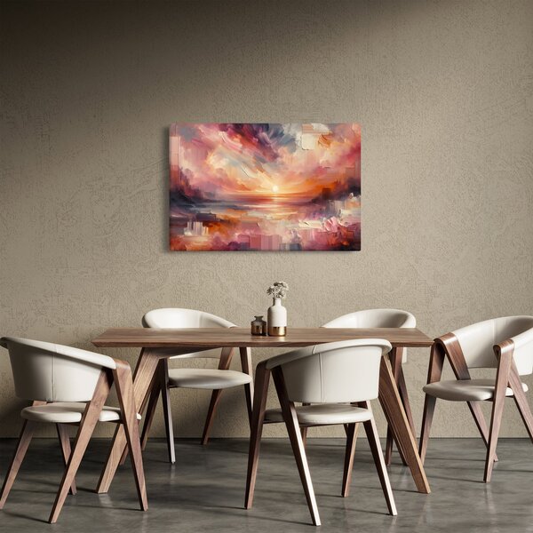Kép - Festett alkonyat (90x60 cm)