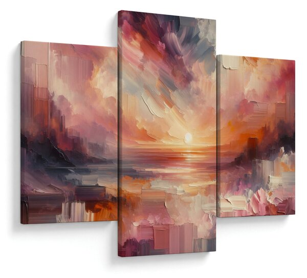 Kép - Festett alkonyat (90x60 cm)